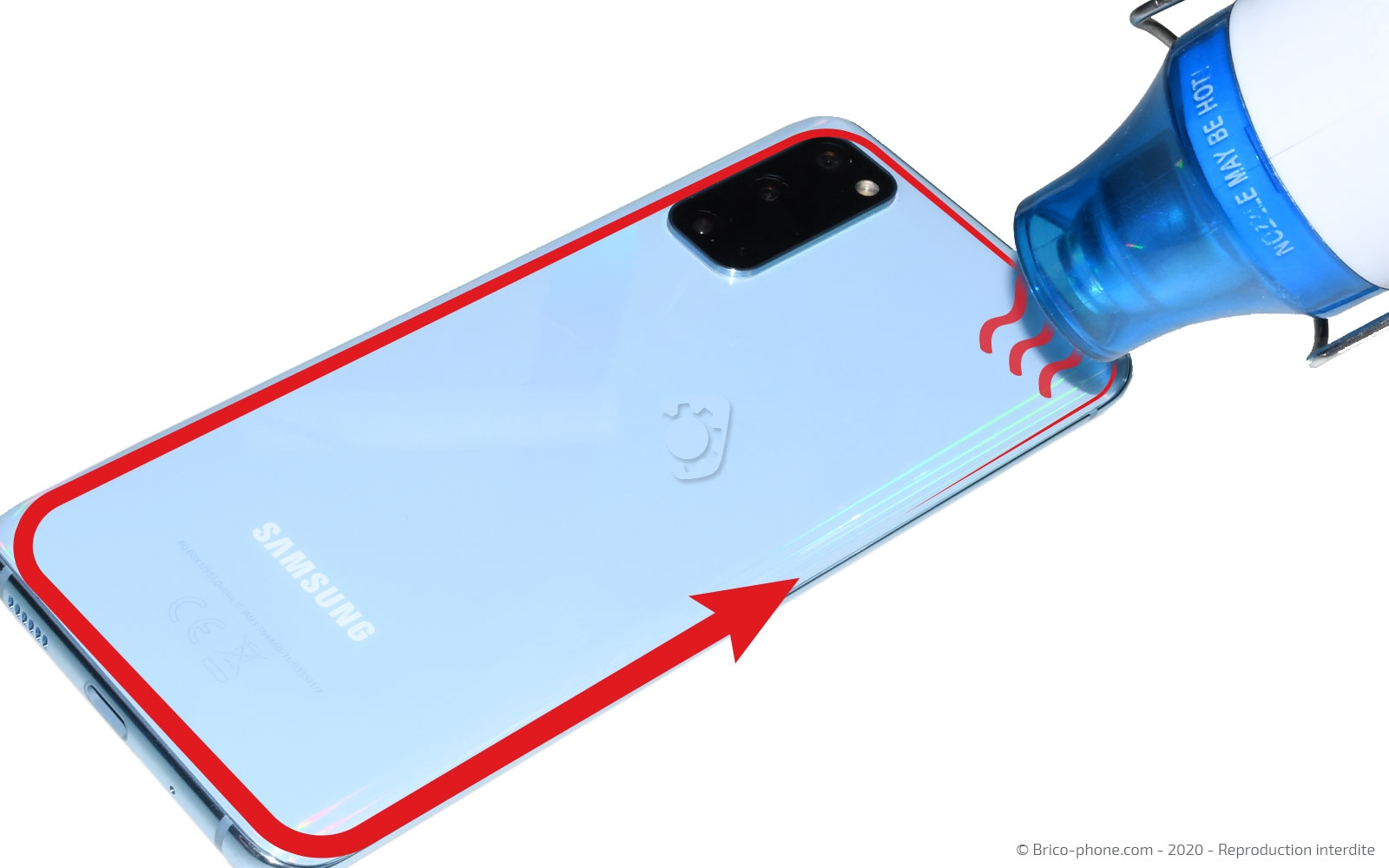 Changement du connecteur de charge sur Galaxy S20 photo 2