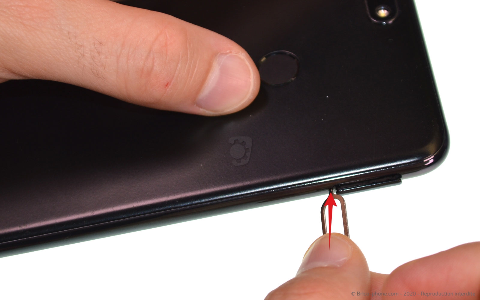 Changement de bloc écran avec batterie sur Y7 2018 photo 3