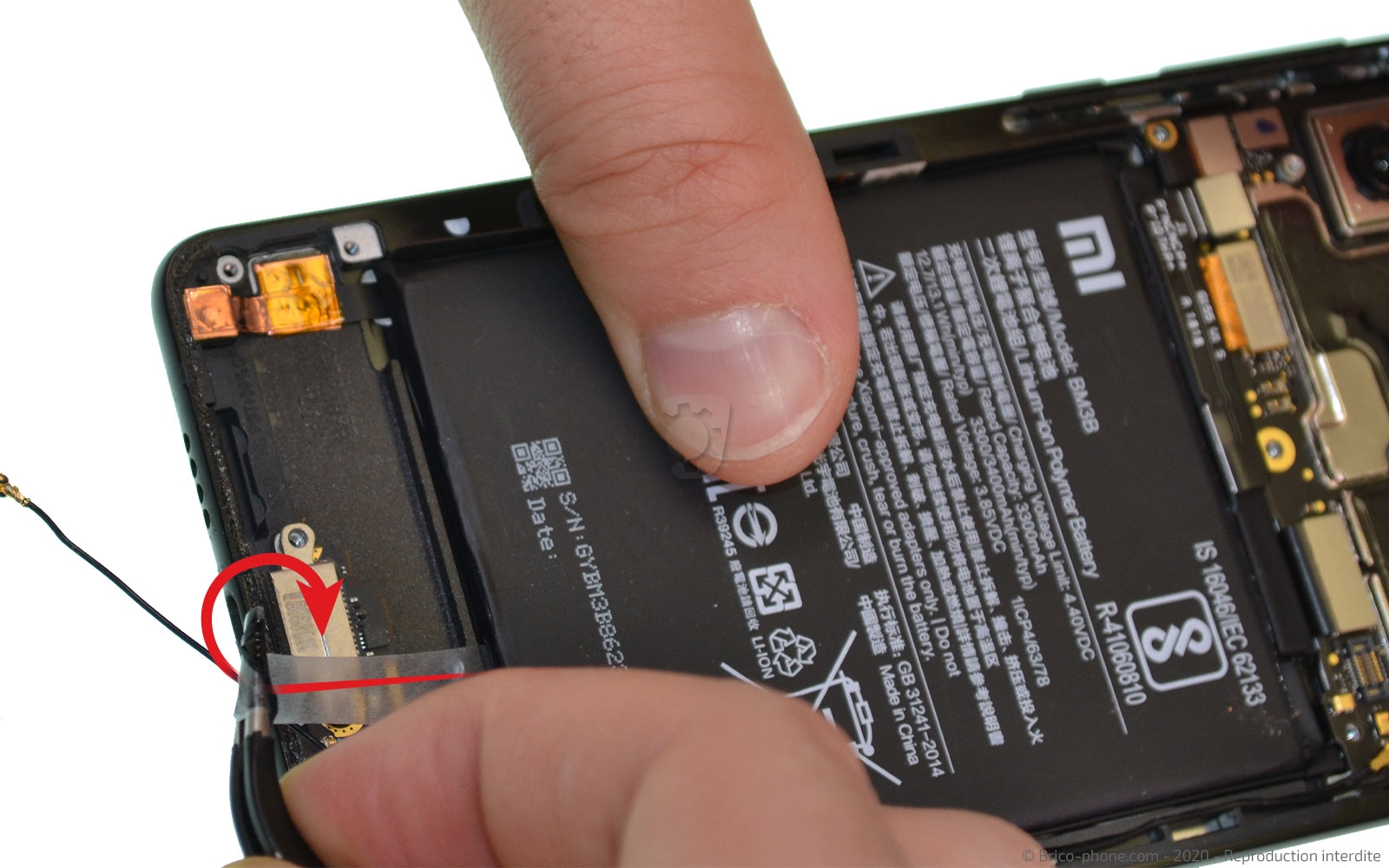 Changement de batterie sur Mi Mix 2S photo 2