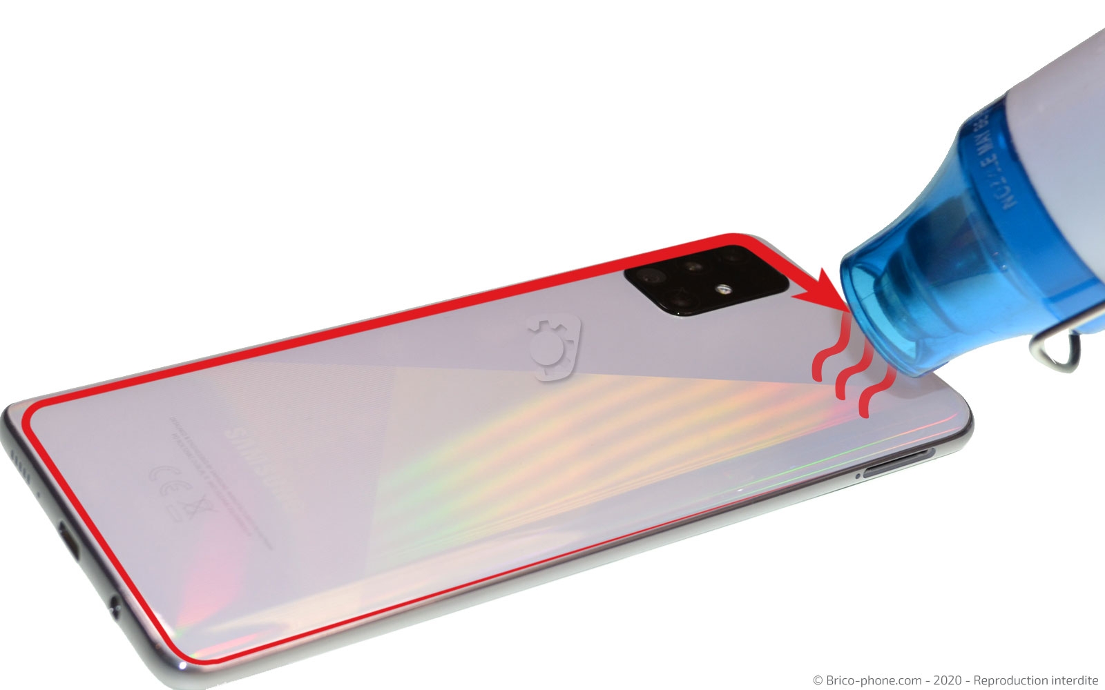 Changement de batterie  sur Galaxy A51 photo 2