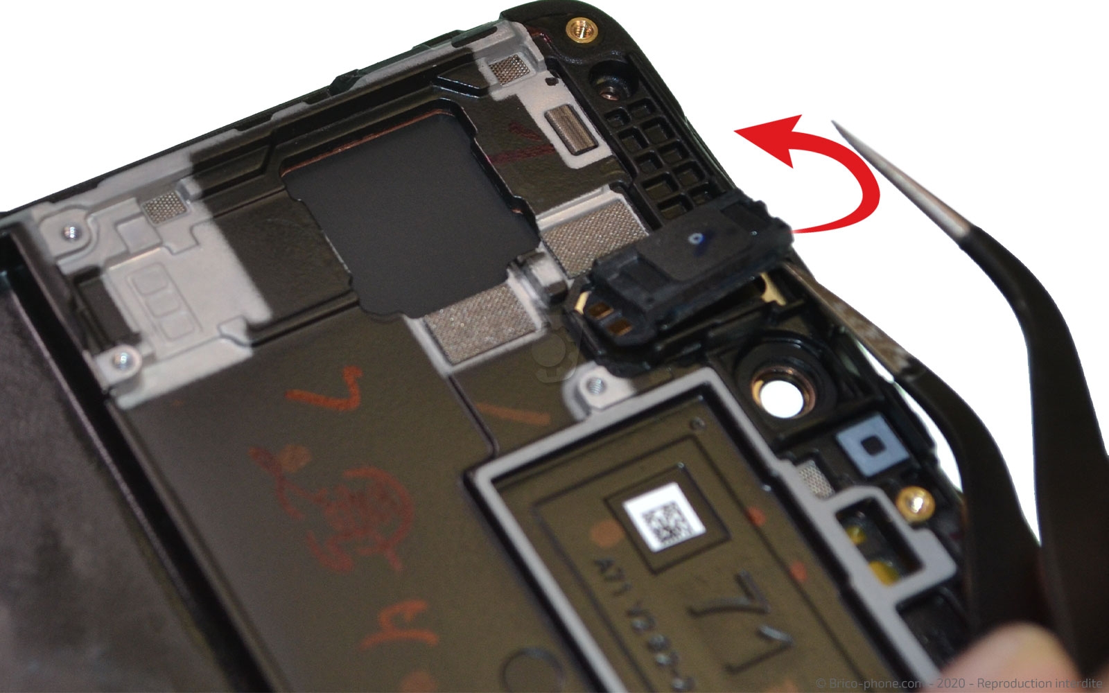 Démontage complet sur Galaxy A71 photo 1