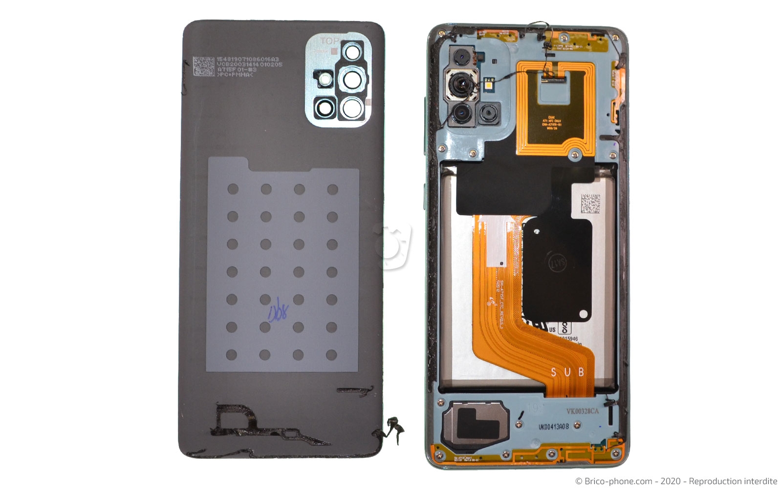 Changement du connecteur de charge sur Galaxy A71 photo 4