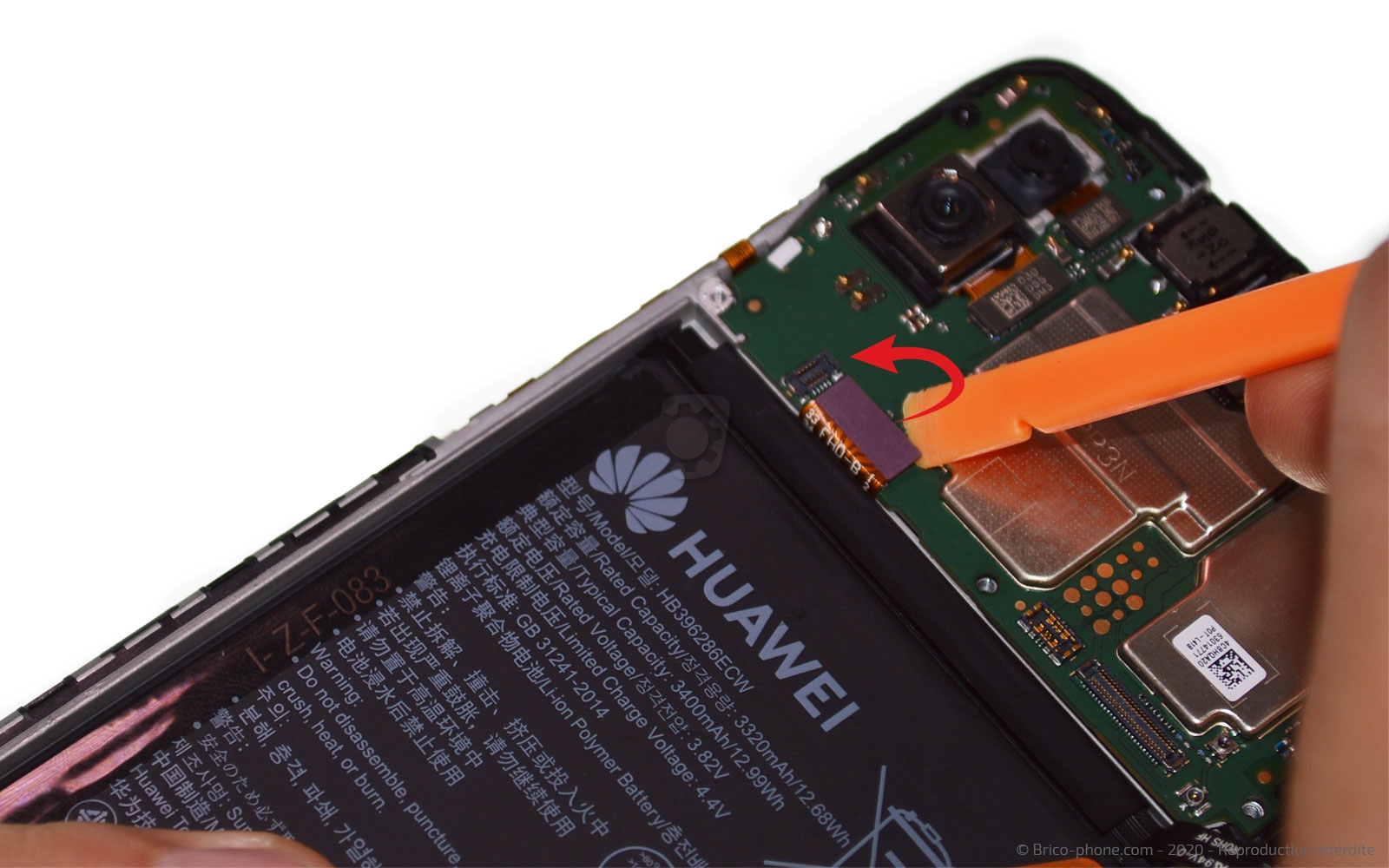 Changement du bloc écran sur P Smart 2020 photo 1