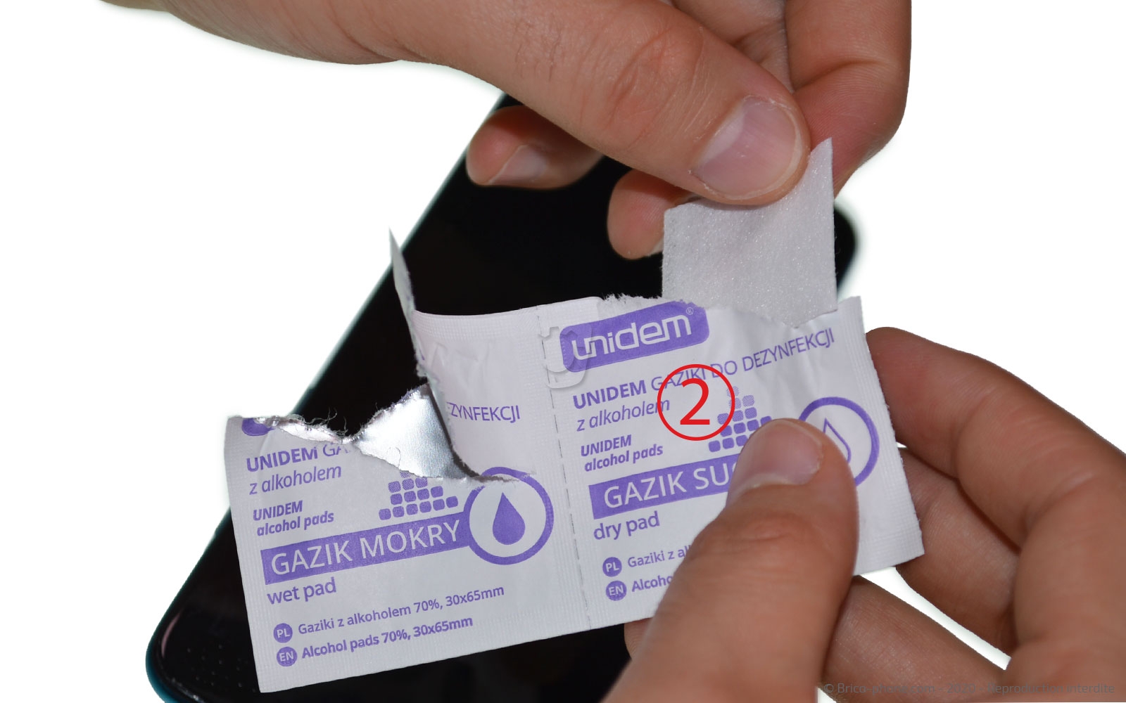 Changement d'écran  ( vitre + LCD ) sur P Smart 2020 photo 3