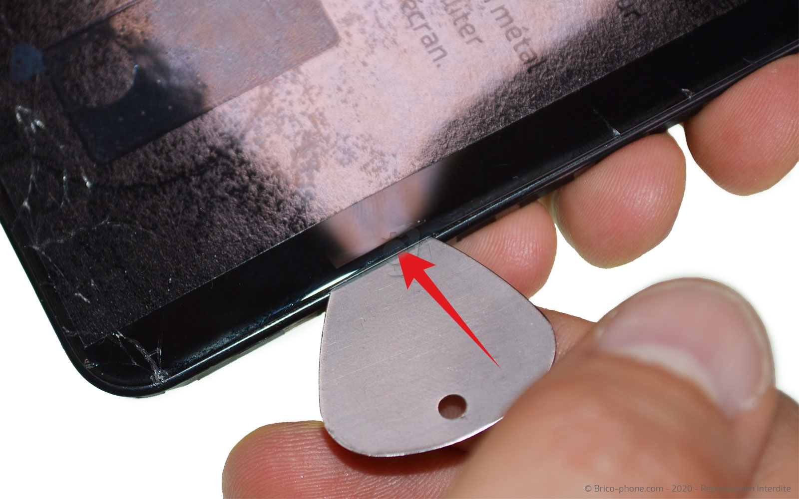 Changement d'écran  ( vitre + LCD ) sur P Smart 2020 photo 1