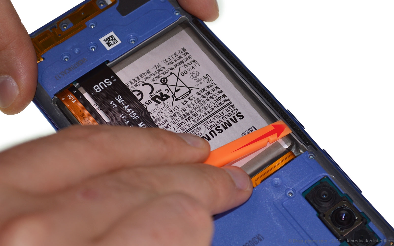 Démontage complet  sur Galaxy A41 photo 2