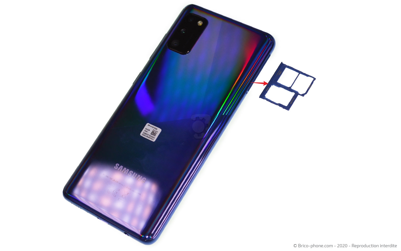 Changement de batterie sur Galaxy A41 photo 3