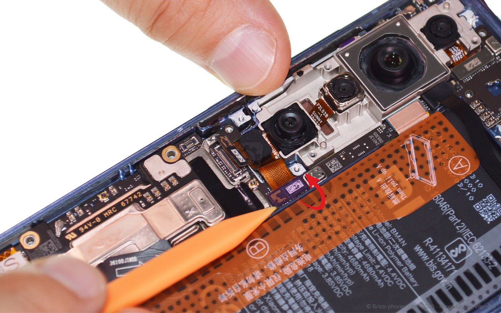 Démontage complet sur Mi 10 photo 3