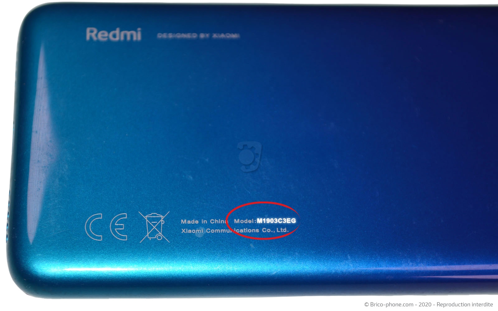 Changement de batterie sur Redmi 7A photo 1