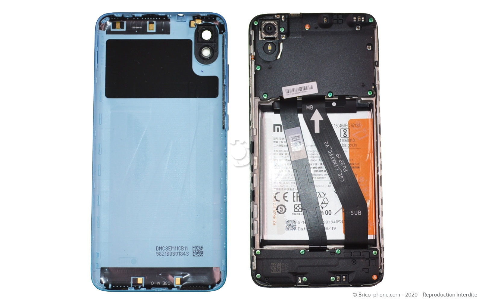 Changement de batterie sur Redmi 7A photo 4