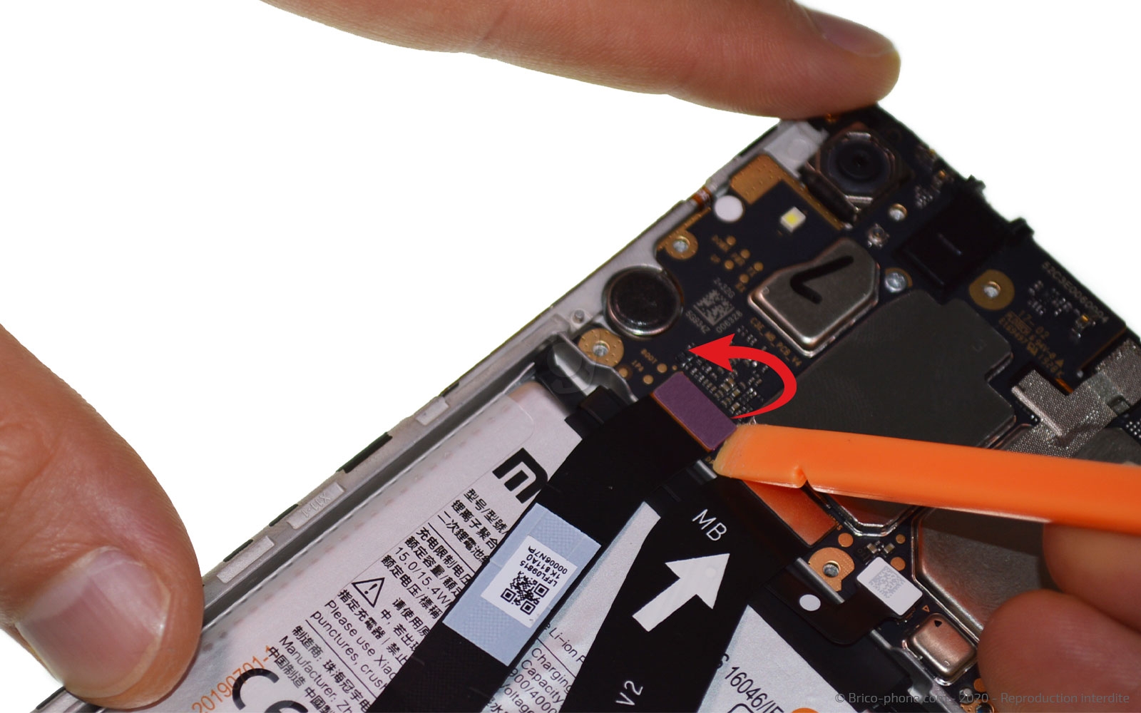 Changement de l'écran (vitre+LCD) sur Redmi 7A photo 2