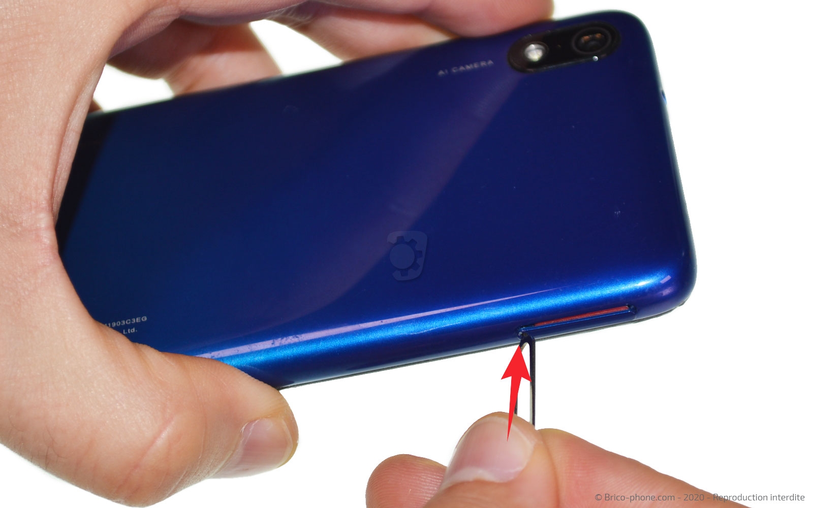 Changement de la coque arrière sur Redmi 7A photo 1