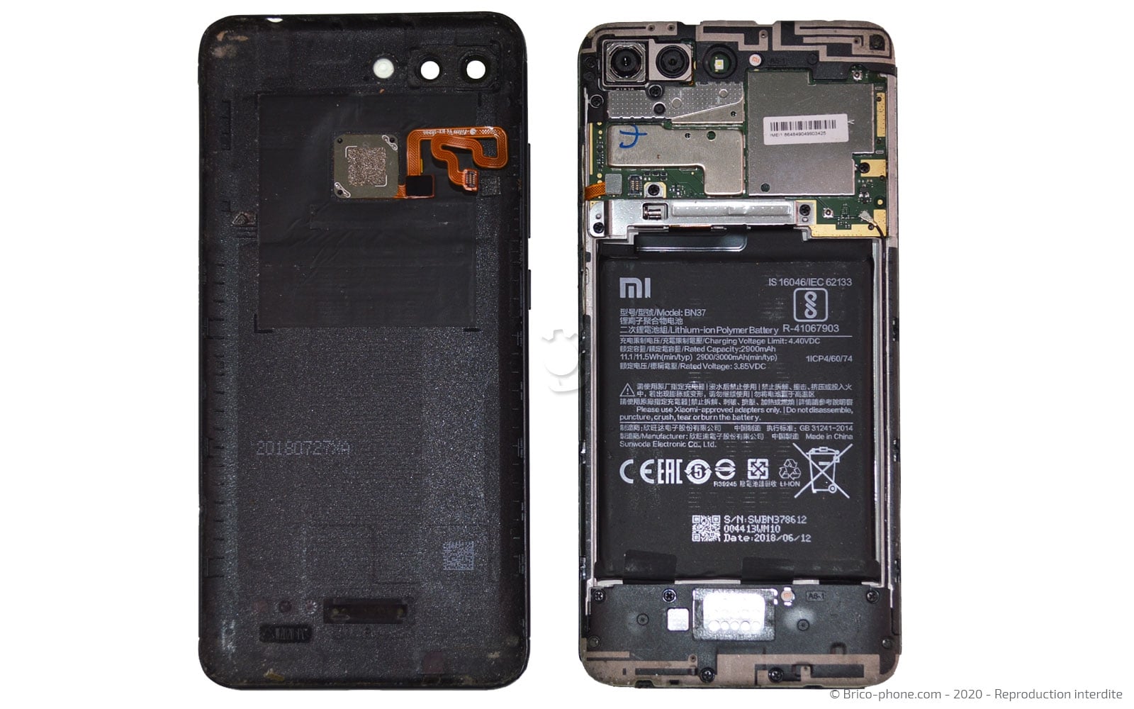 Changement du connecteur de charge sur Redmi 6 photo 2