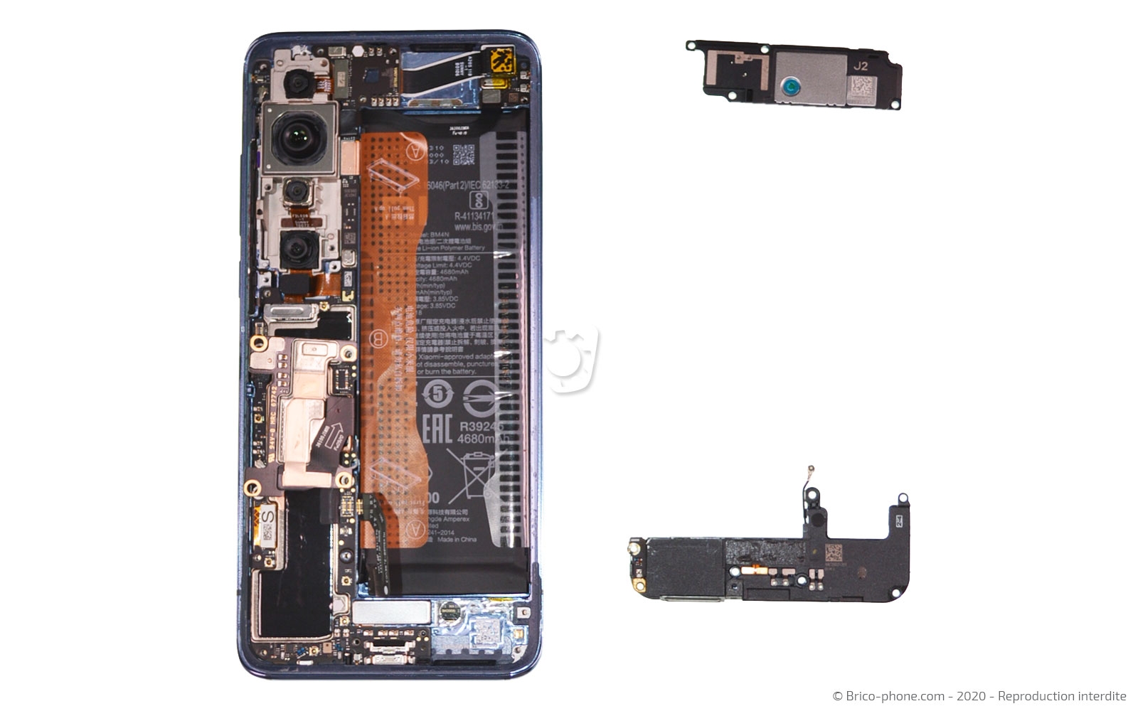 Changement d'écran (vitre + Amoled) sur Mi 10 photo 4