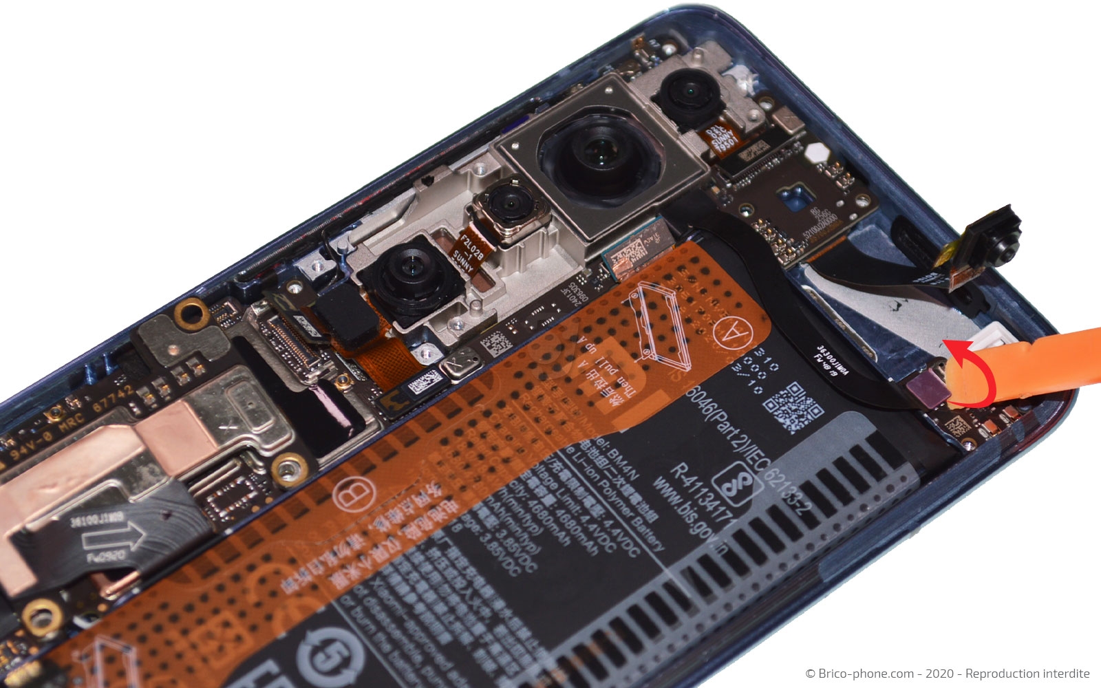 Changement d'écran (vitre + Amoled) sur Mi 10 photo 3