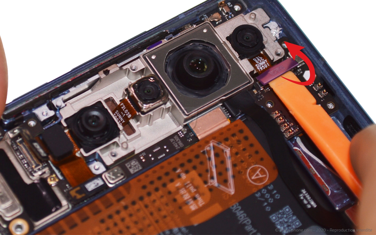 Changement du bloc écran sur Mi 10 photo 4