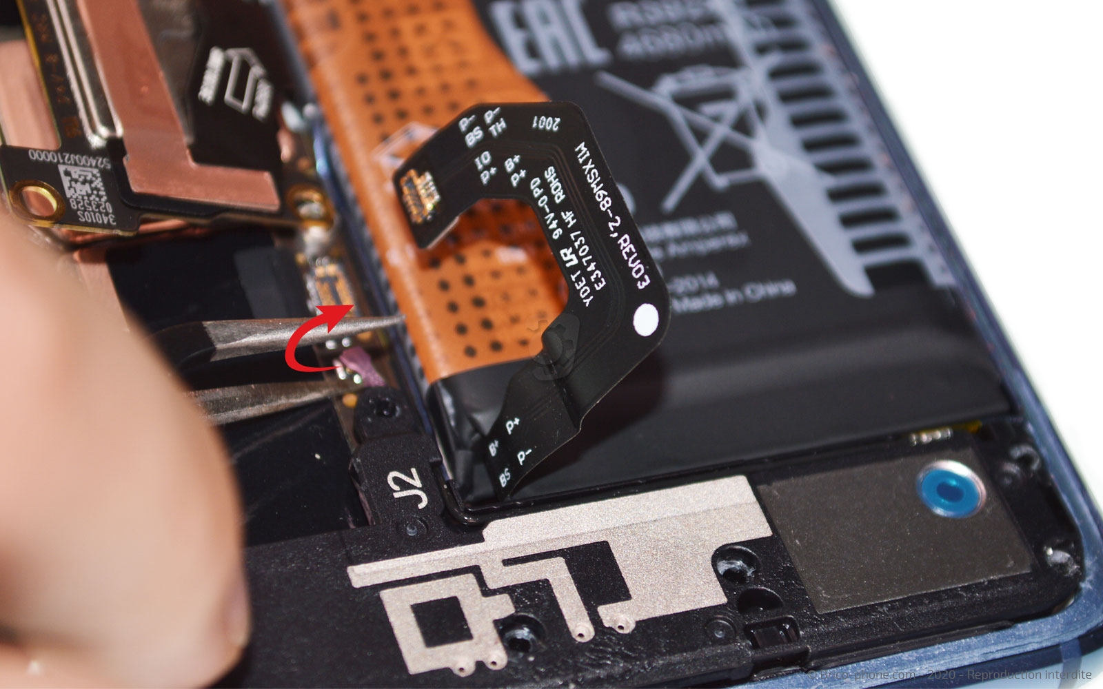 Changement du bloc écran sur Mi 10 photo 2