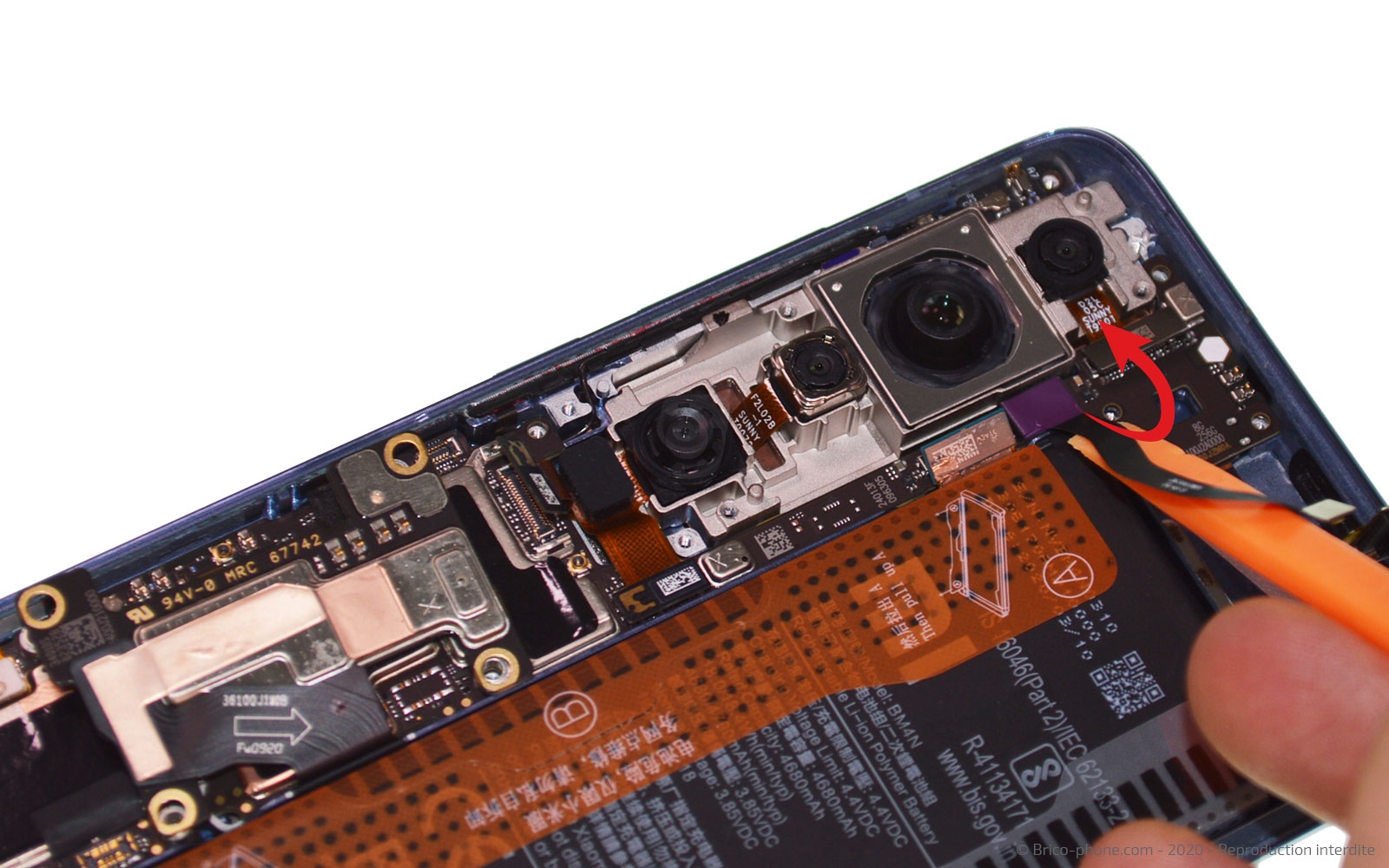 Changement du bloc écran sur Mi 10 photo 4