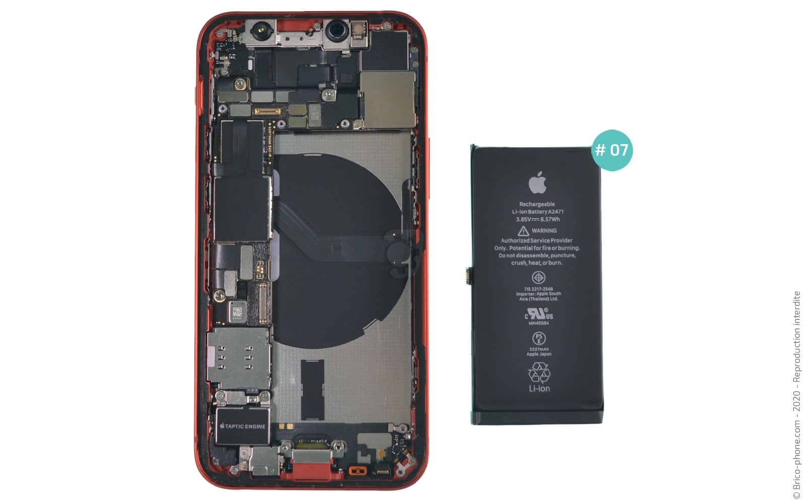 Changement de batterie sur iPhone 12 Mini photo 2