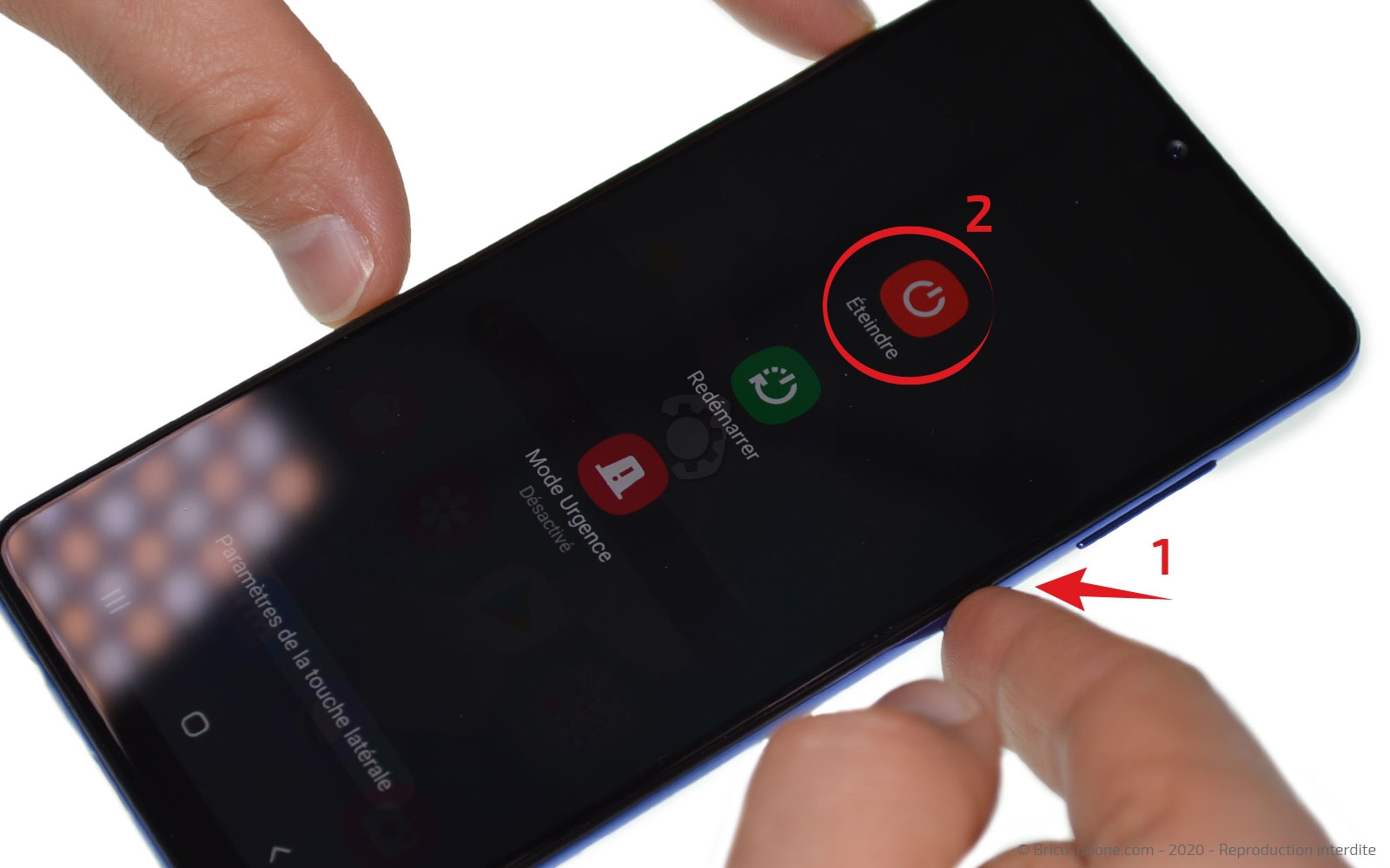 Changement de batterie sur Galaxy A31 photo 3