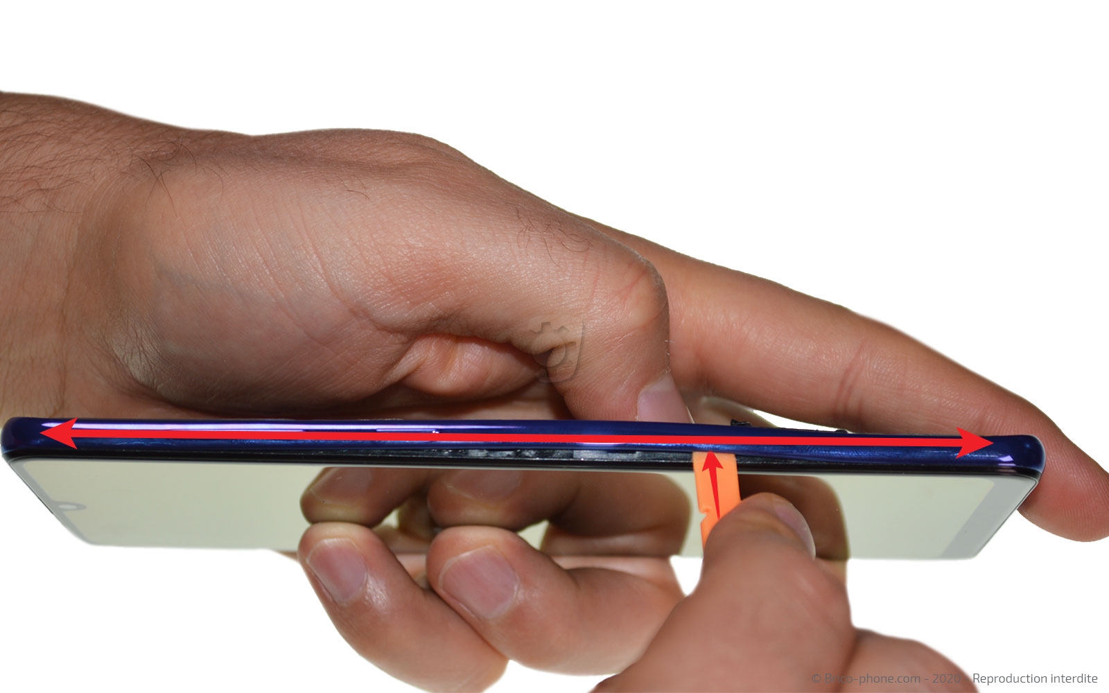 Changement du connecteur de charge sur Galaxy A31 photo 3