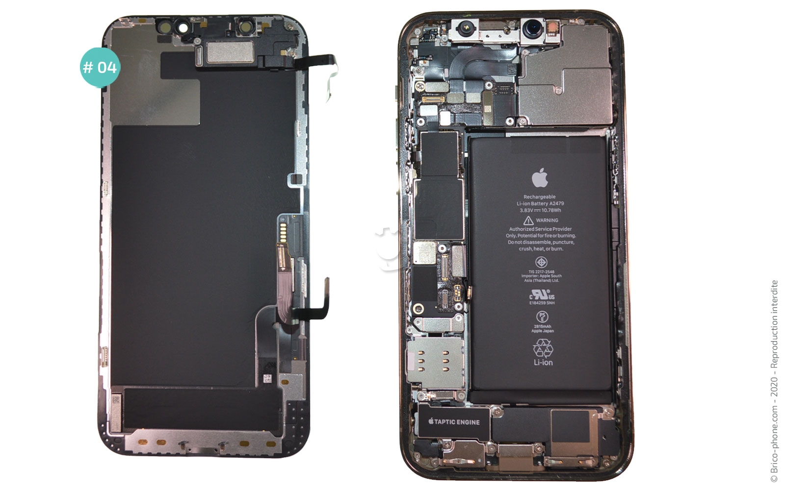 Remplacement du Taptic Engine (vibreur) sur iPhone 12 Pro photo 4