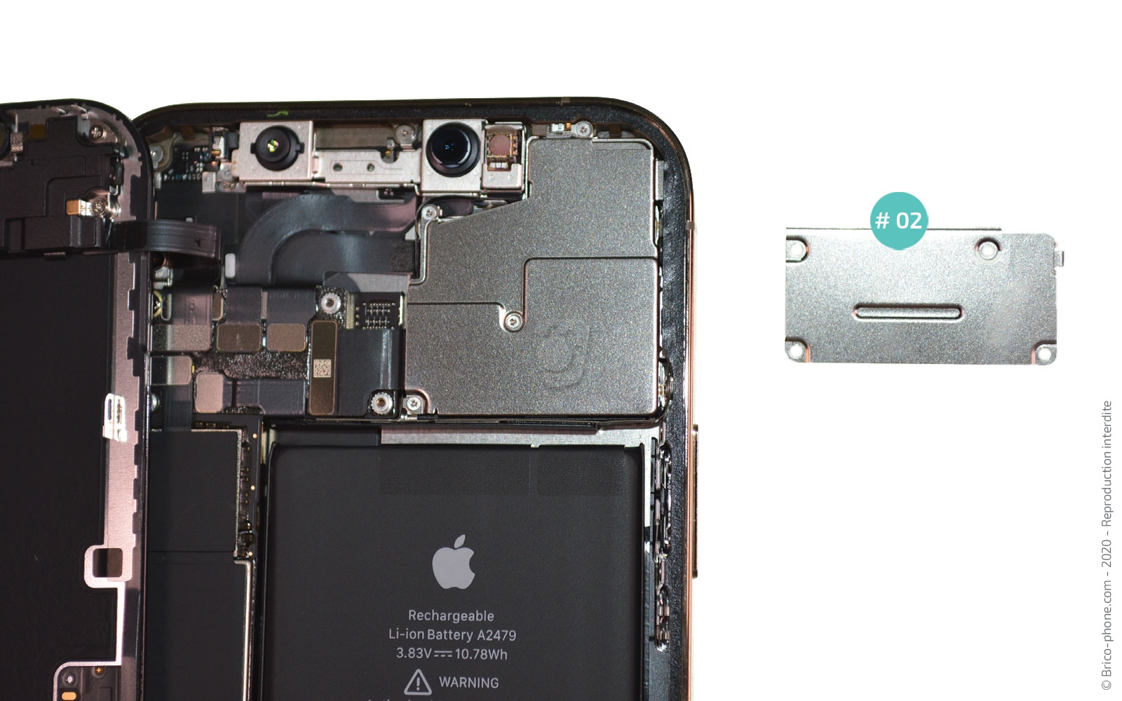 Remplacement du Taptic Engine (vibreur) sur iPhone 12 Pro photo 3