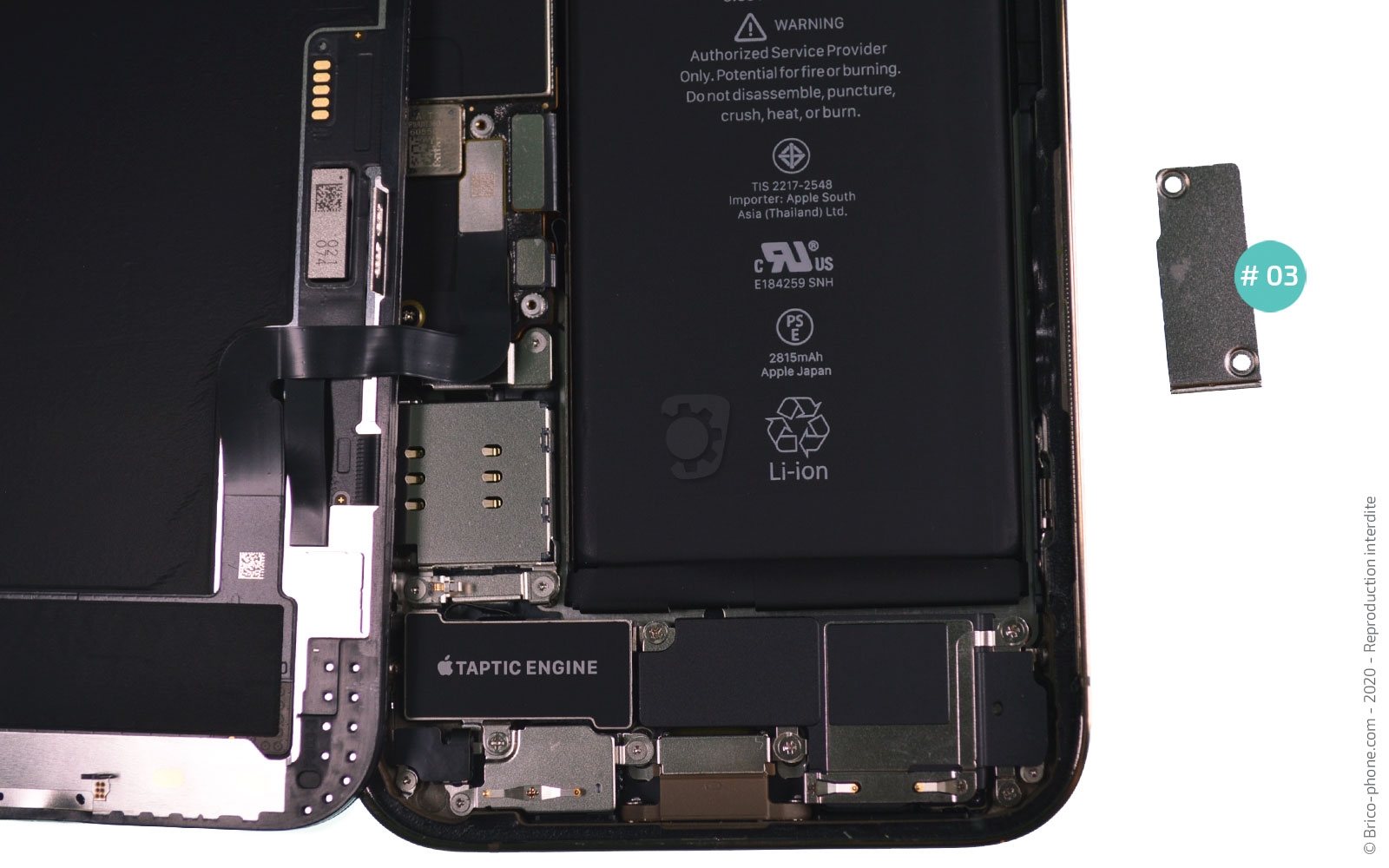 Remplacement du Taptic Engine (vibreur) sur iPhone 12 Pro photo 4