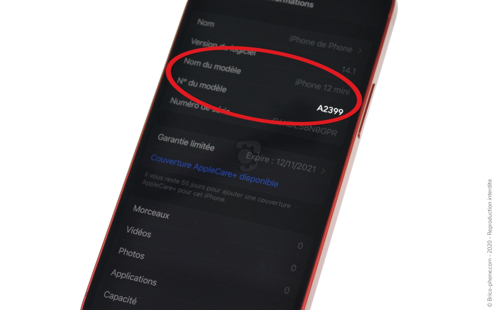 Changement du module double caméras arrière sur iPhone 12 Mini photo 1