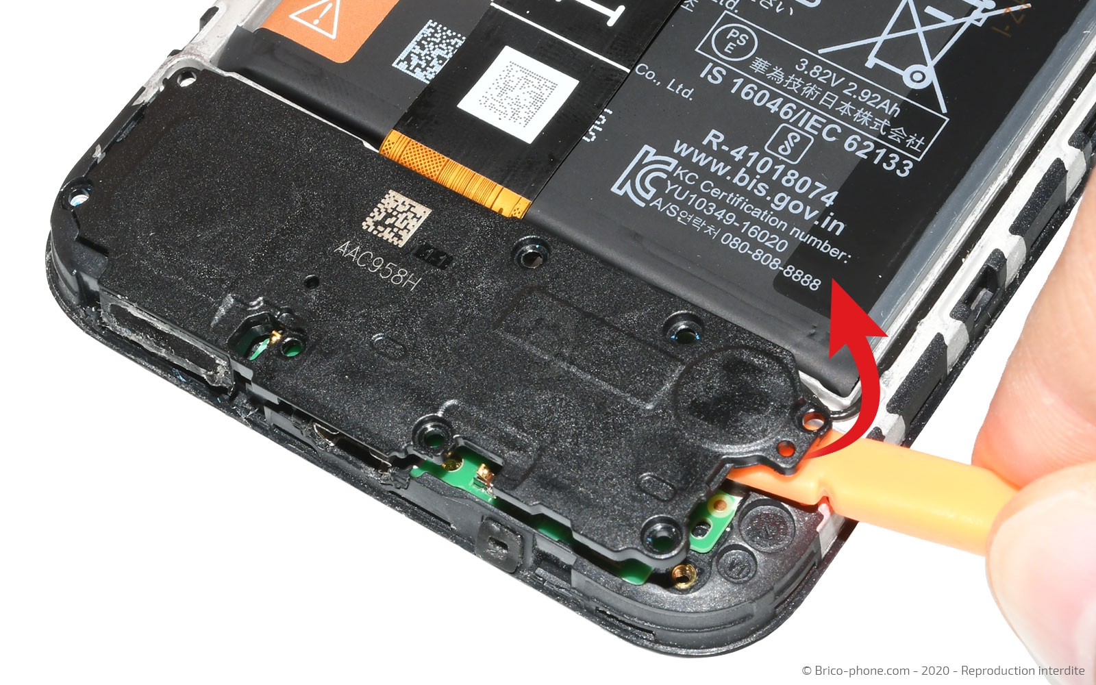 Changement du bloc écran sur Y5 2019 photo 2