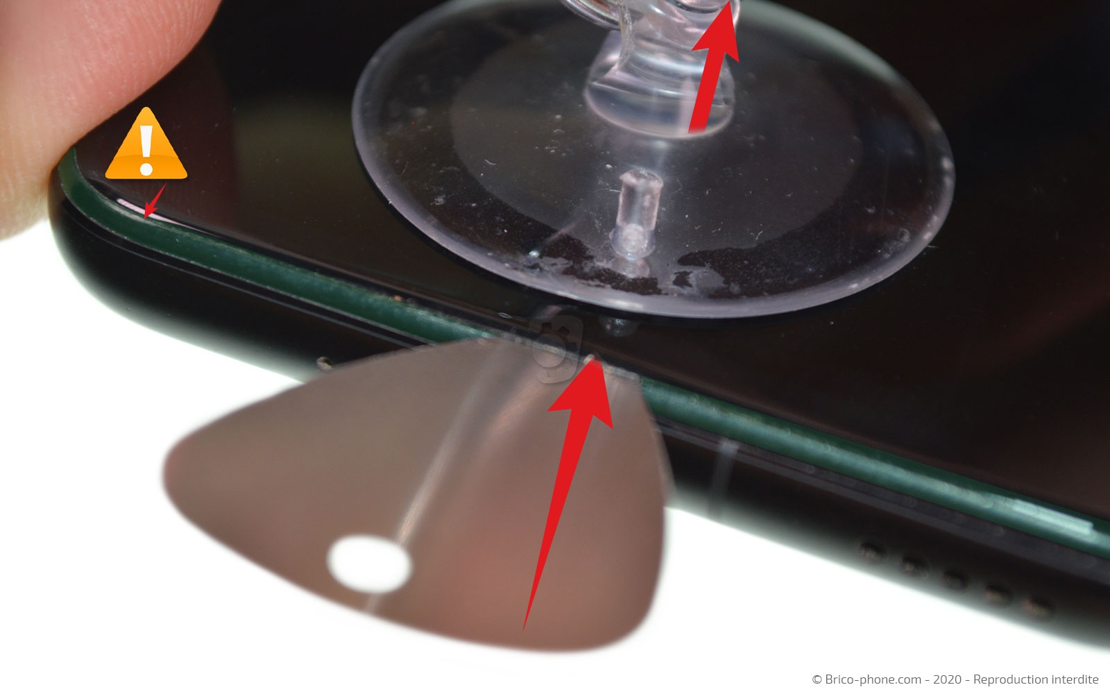 Changement d'écran (vitre + LCD) sur Honor View 20 photo 2