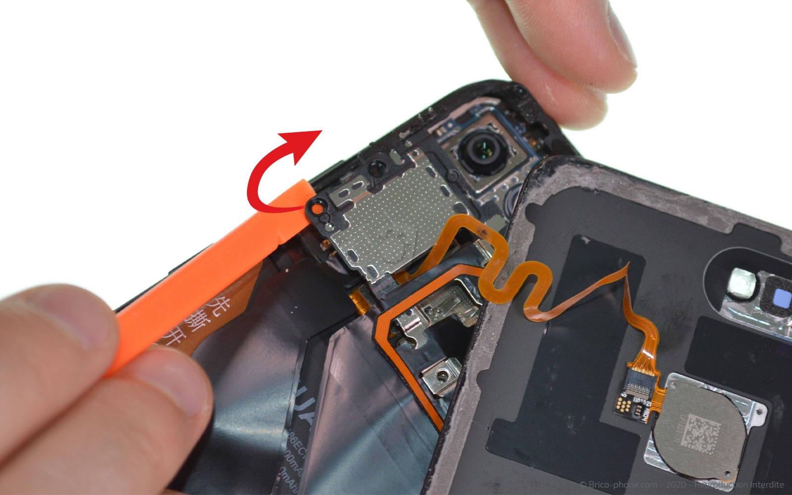 Changement d'écran (vitre + LCD) sur Honor View 20 photo 1