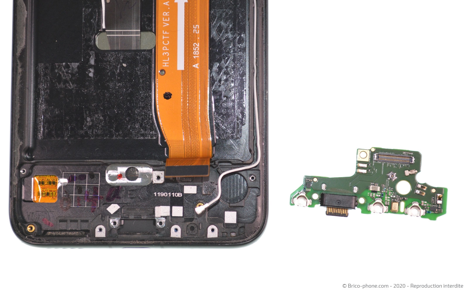 Changement du bloc écran sur Honor View 20 photo 4