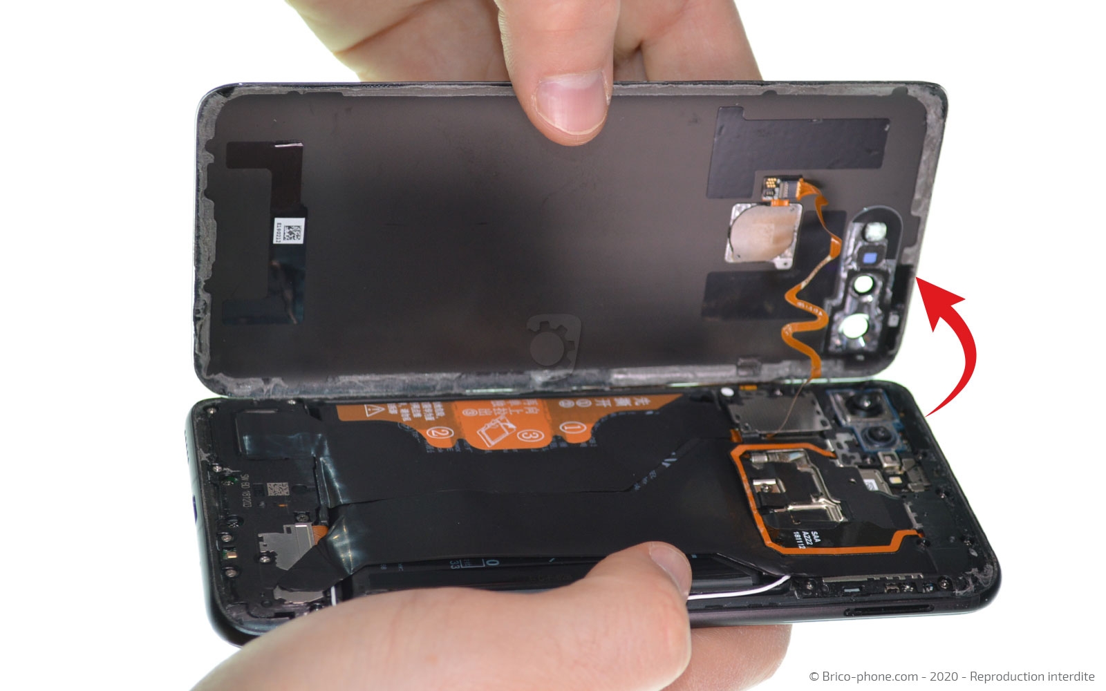 Changement de batterie sur Honor View 20 photo 1