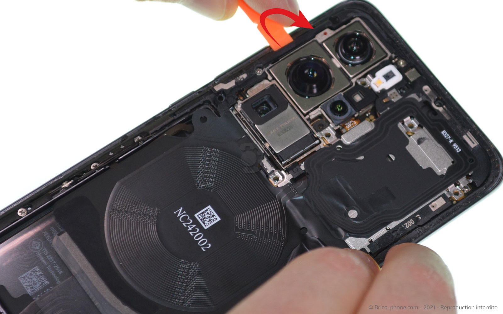 Changement du connecteur de charge sur P40 Pro photo 2