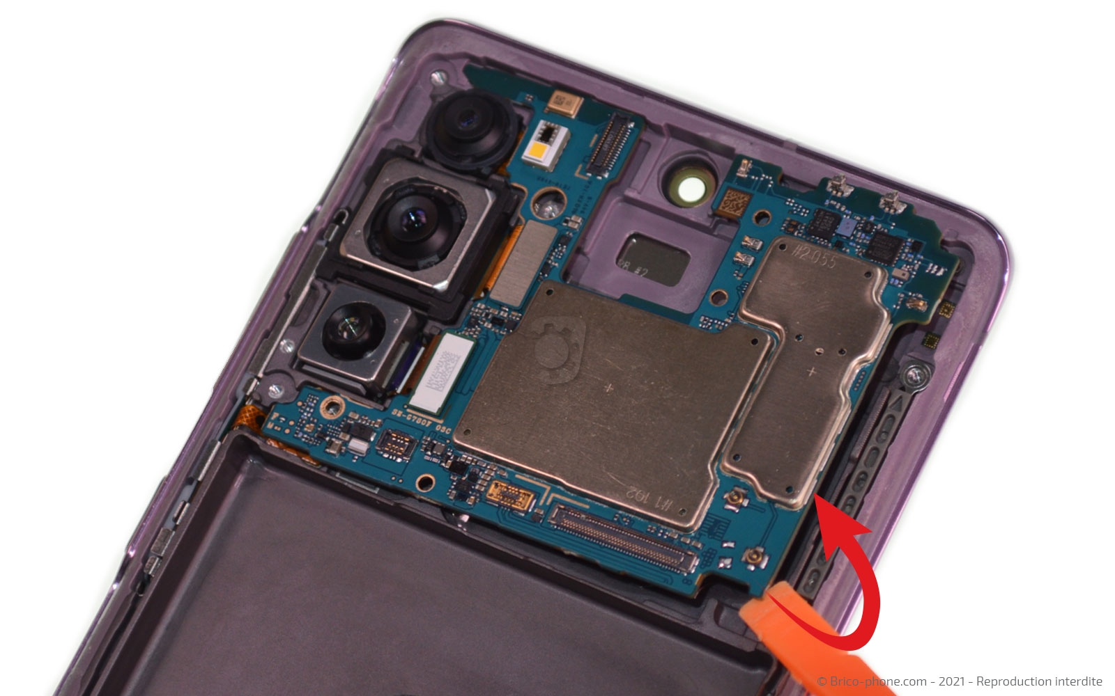 Changement du bloc écran  sur Galaxy S20 FE photo 3