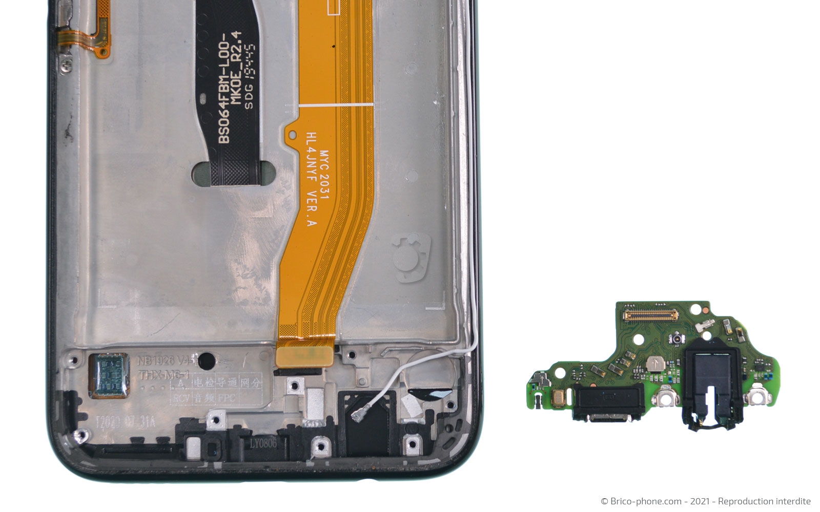 Démontage complet sur P40 Lite photo 3