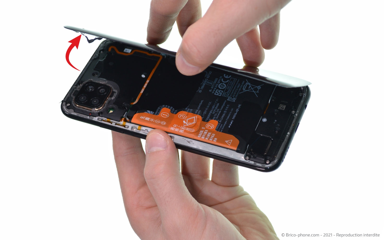 Démontage complet sur P40 Lite photo 2