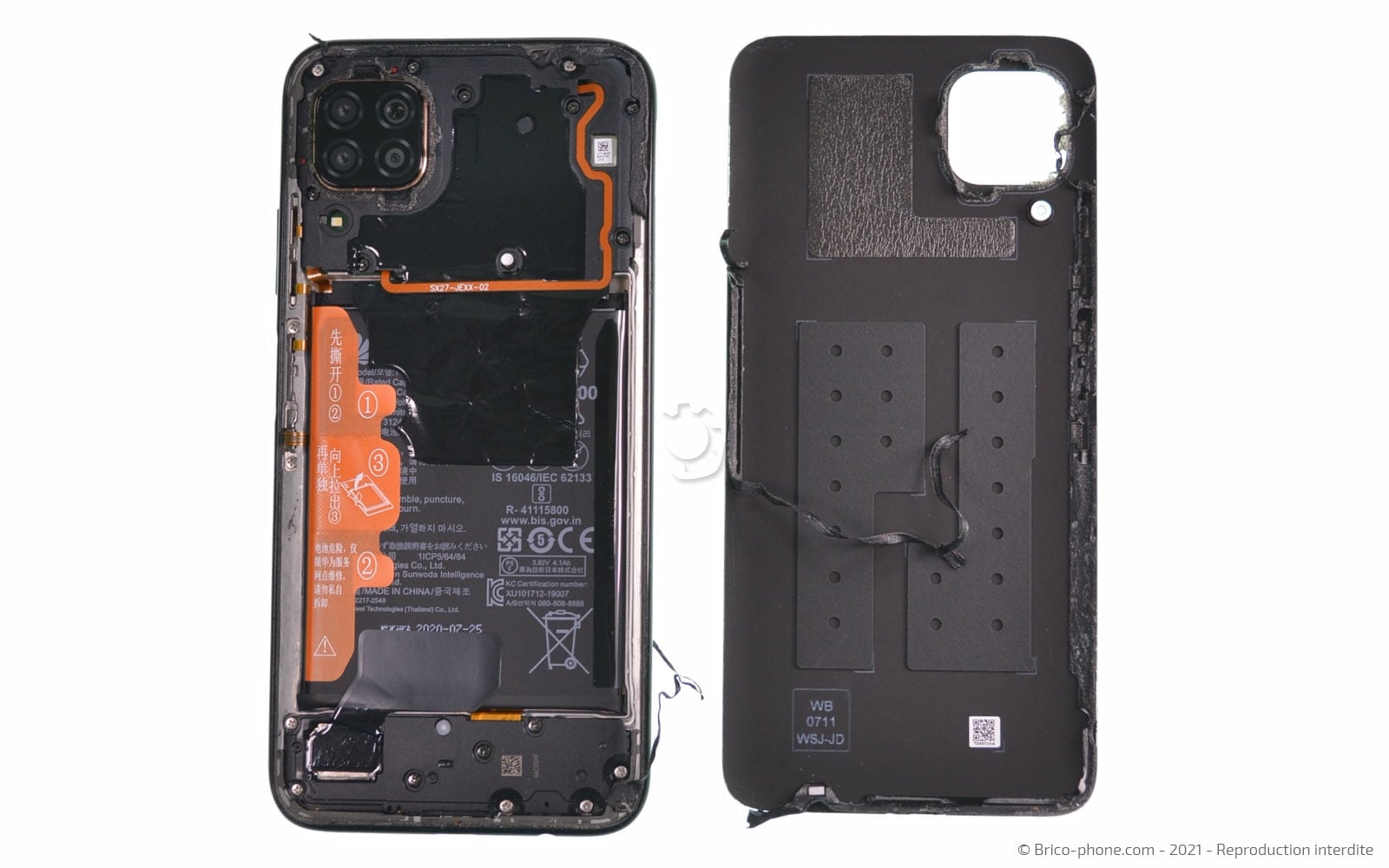 Démontage complet sur P40 Lite photo 3