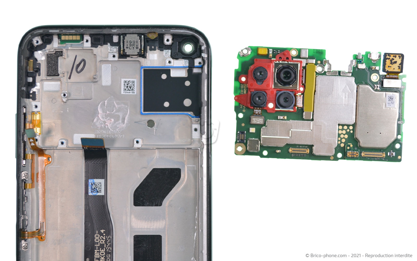 Démontage complet sur P40 Lite photo 3