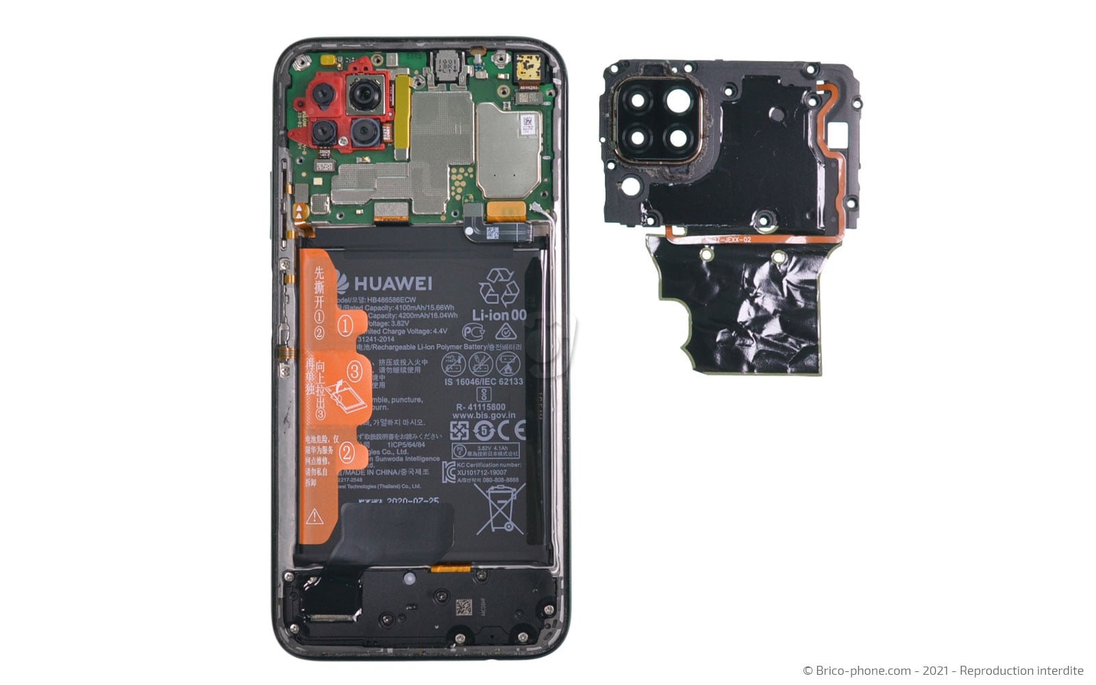 Changement de l'écran seul sur P40 Lite photo 3