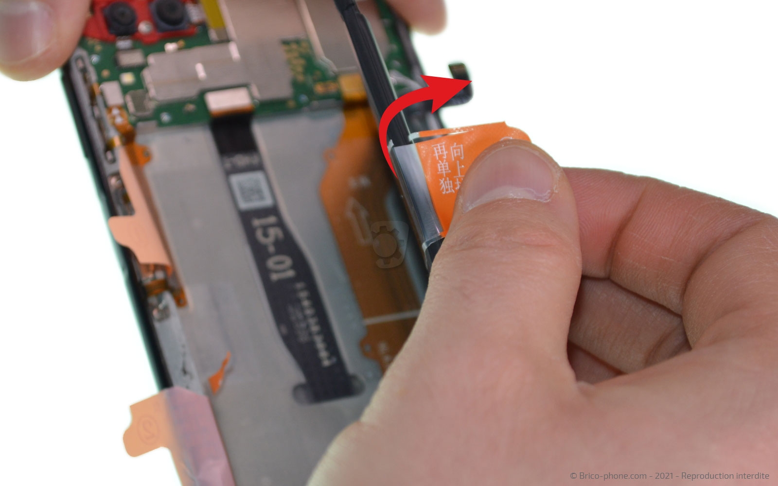 Changement de batterie sur P40 Lite photo 3