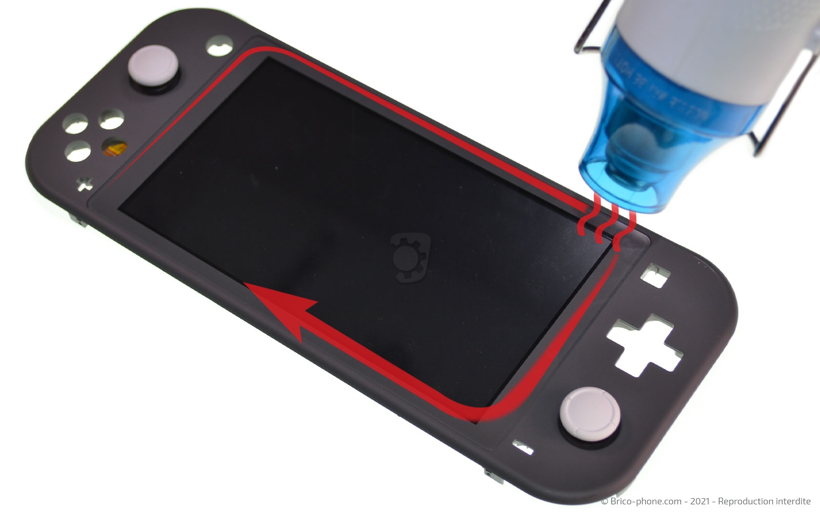 Changement de la vitre tactile ou du LCD  sur Switch Lite photo 2