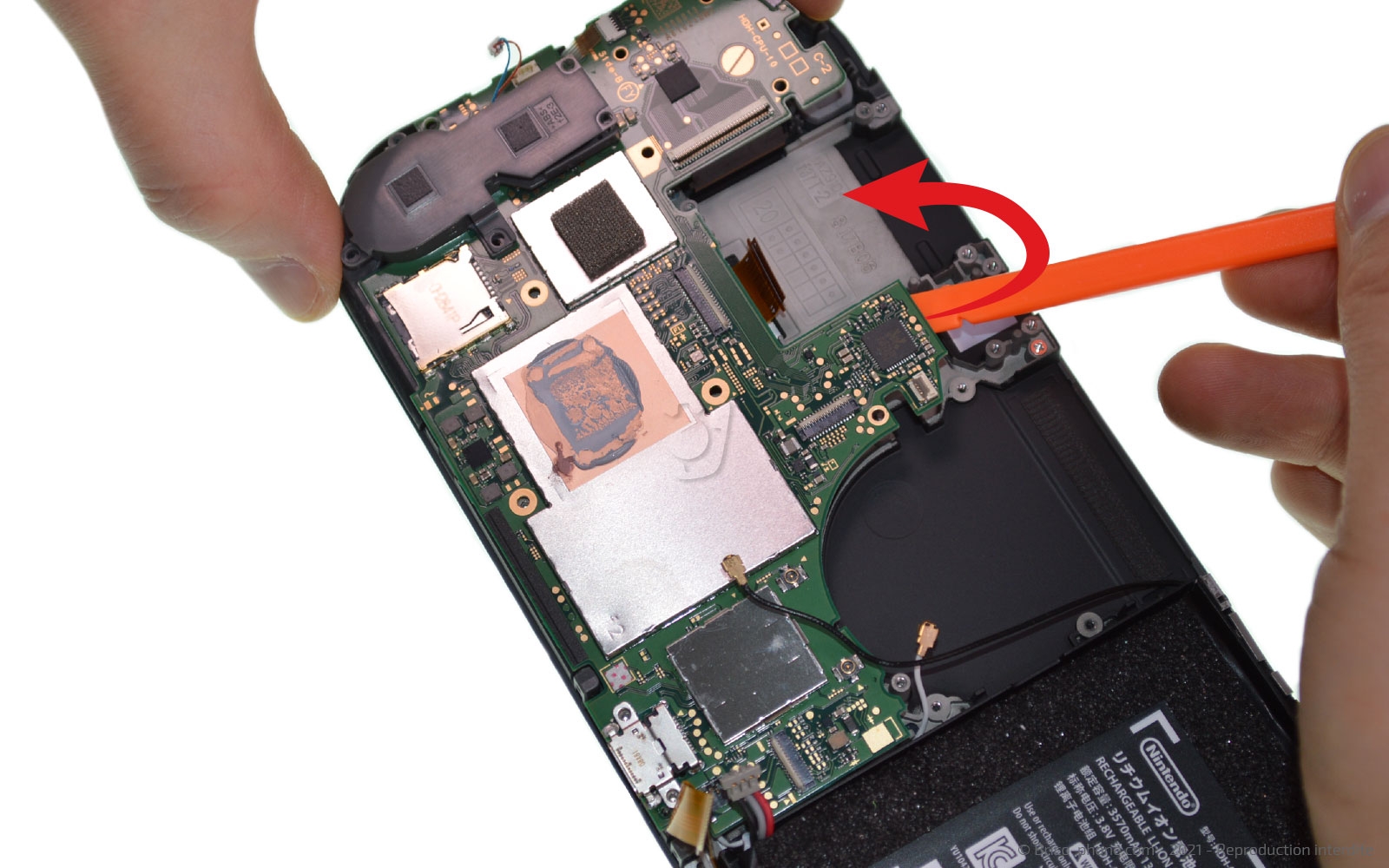 Changement de la vitre tactile ou du LCD  sur Switch Lite photo 2