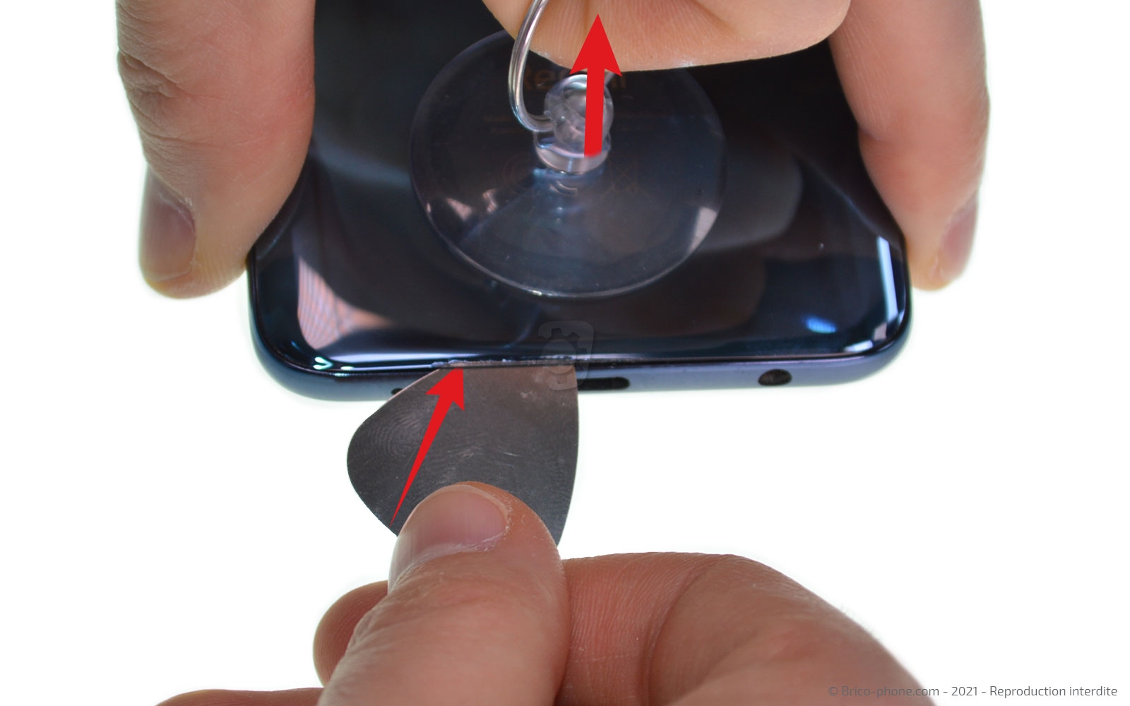 Changement d'écran (vitre + LCD) sur Redmi Note 9 Pro photo 3