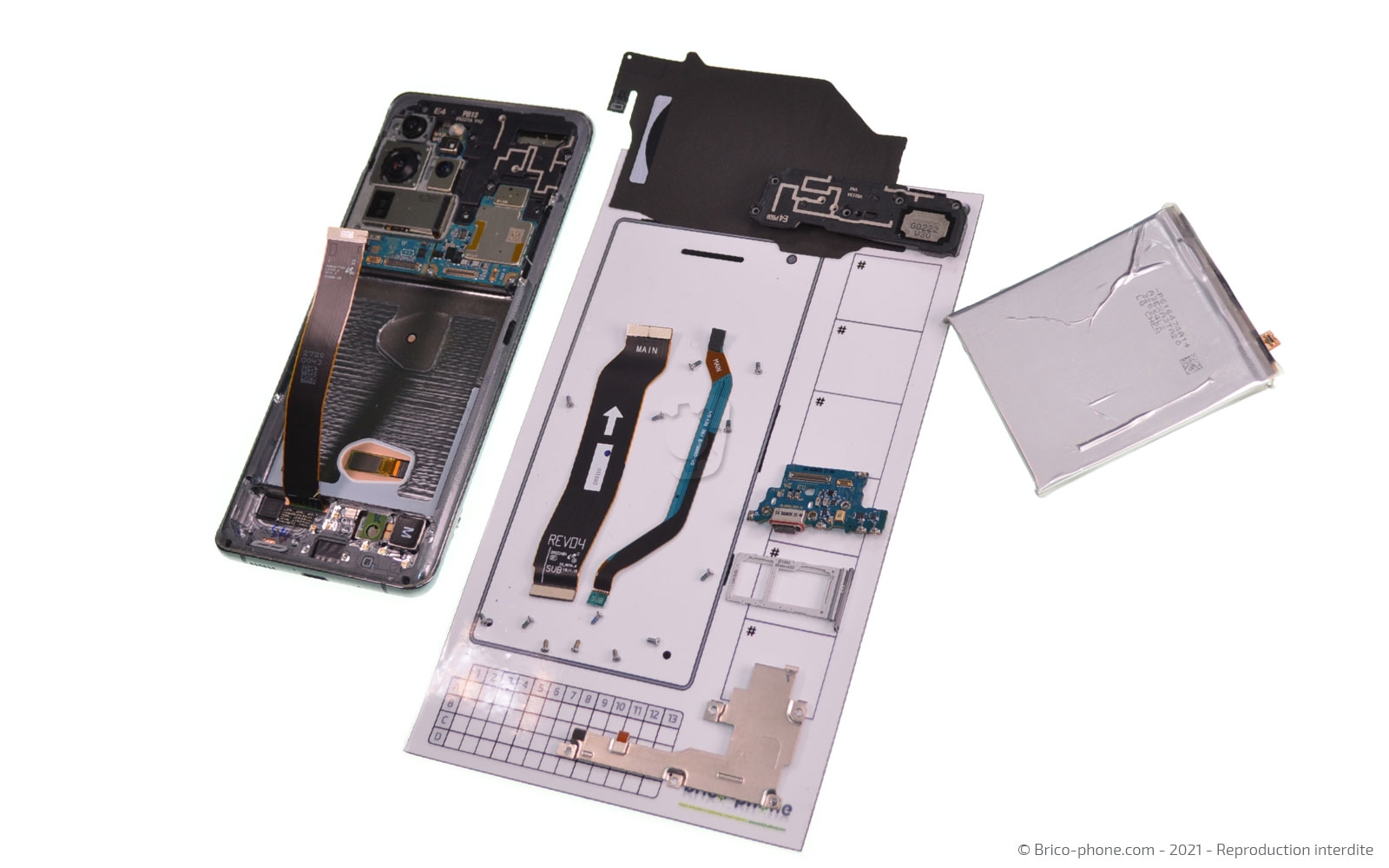 Démontage complet sur Galaxy S20 Ultra photo 3