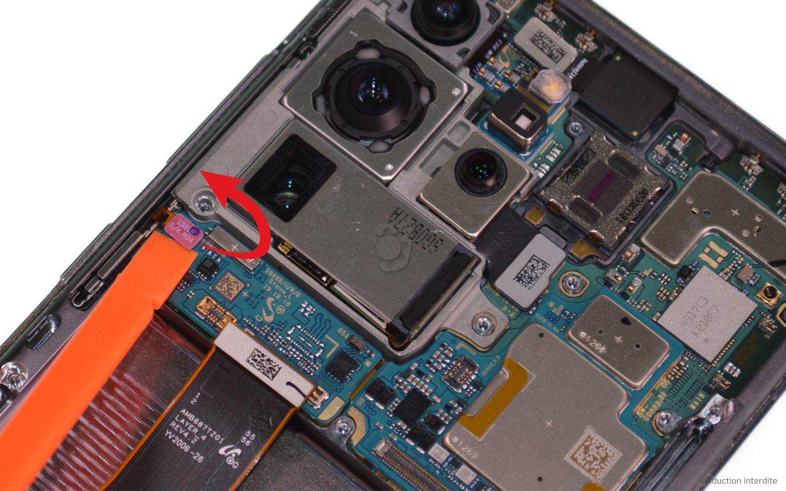 Démontage complet sur Galaxy S20 Ultra photo 2