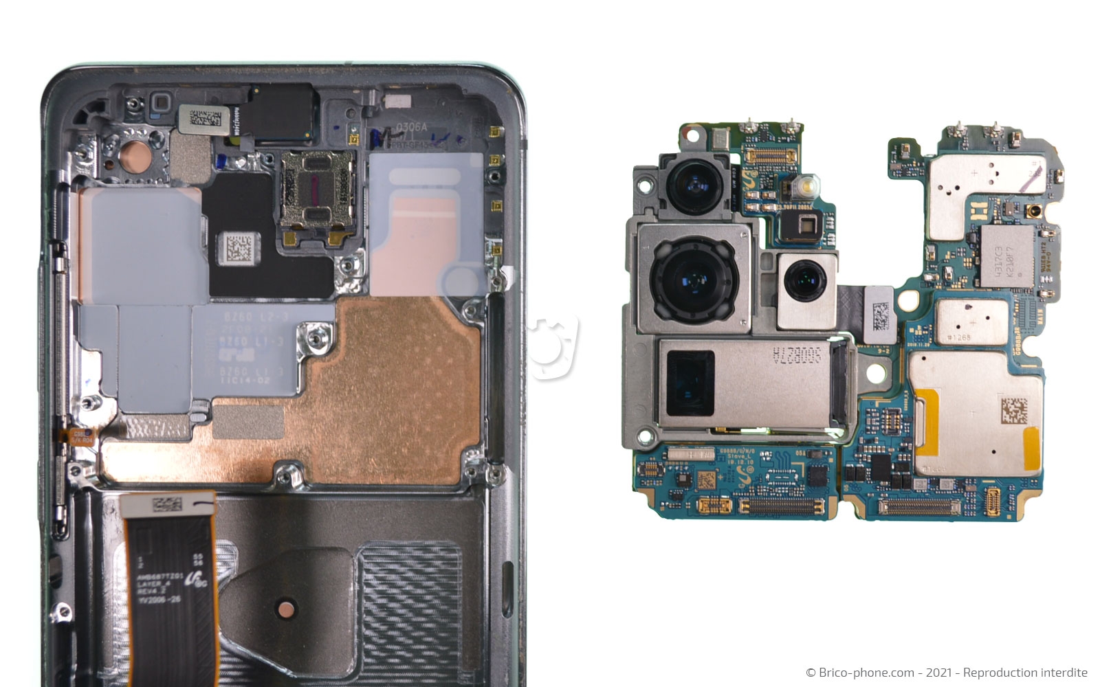 Démontage complet sur Galaxy S20 Ultra photo 4