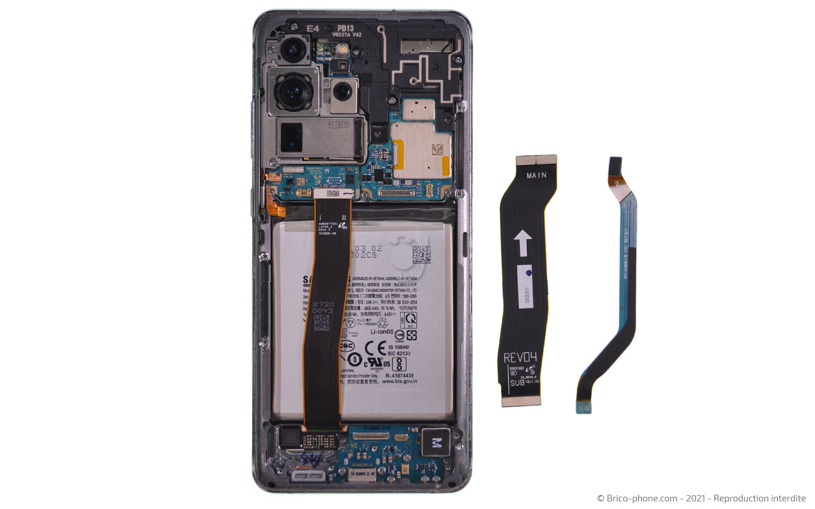 Changement du bloc écran sur Galaxy S20 Ultra photo 3