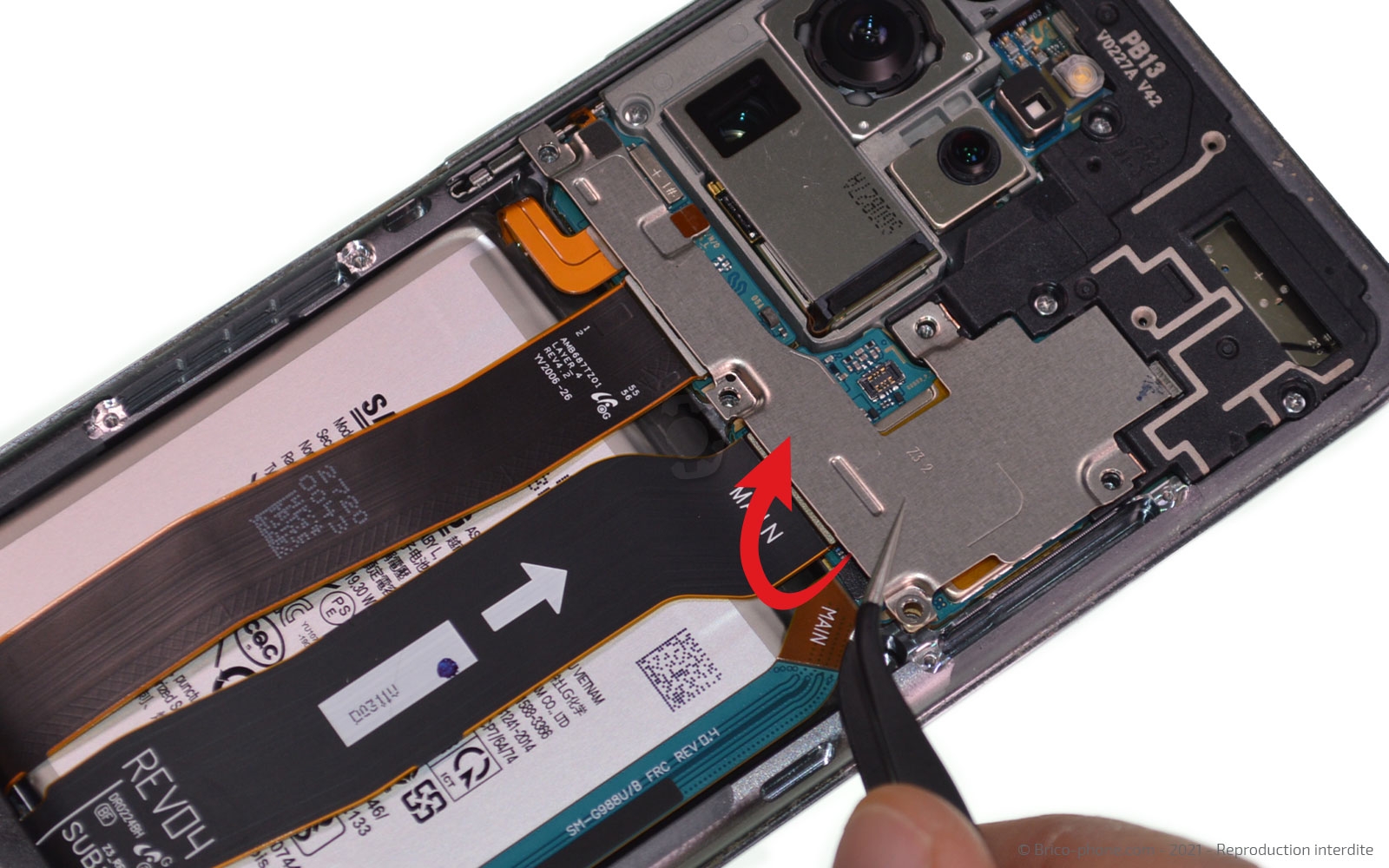 Changement du bloc écran sur Galaxy S20 Ultra photo 2